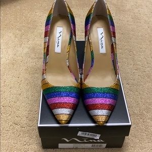 Nina Rainbow Heels